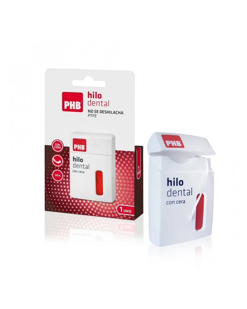 Hilo dental con cera PHB